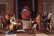 POUSSIN, Nicolas, The Judgment of Solomon ag